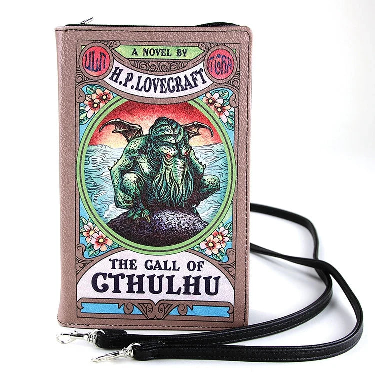 Cthulhu book clutch from the 13th Mausoleum cryptid collection