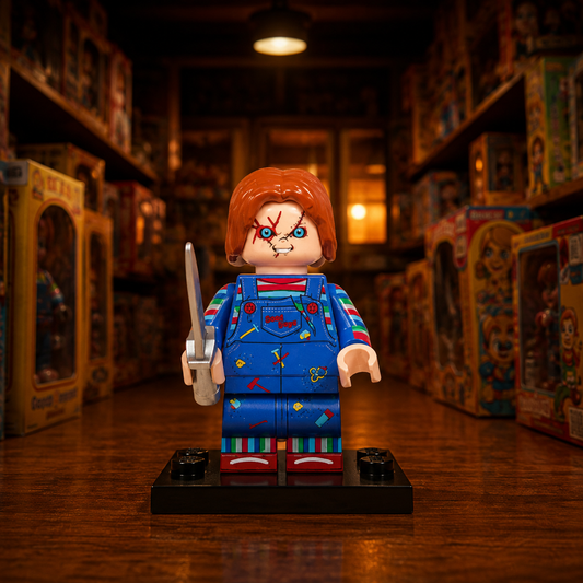 Chucky Horror Brick Minifigure
