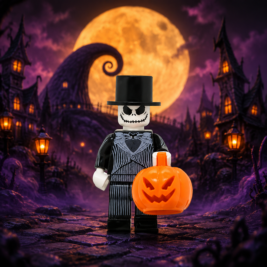 Jack Skellington Horror Brick Minifigure