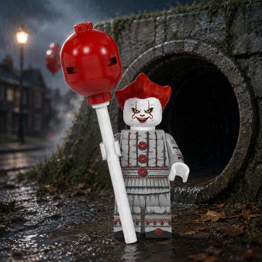 Pennywise Horror Brick Minifigure