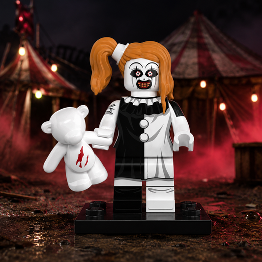Female Art the Clown Horror Brick Minifigure