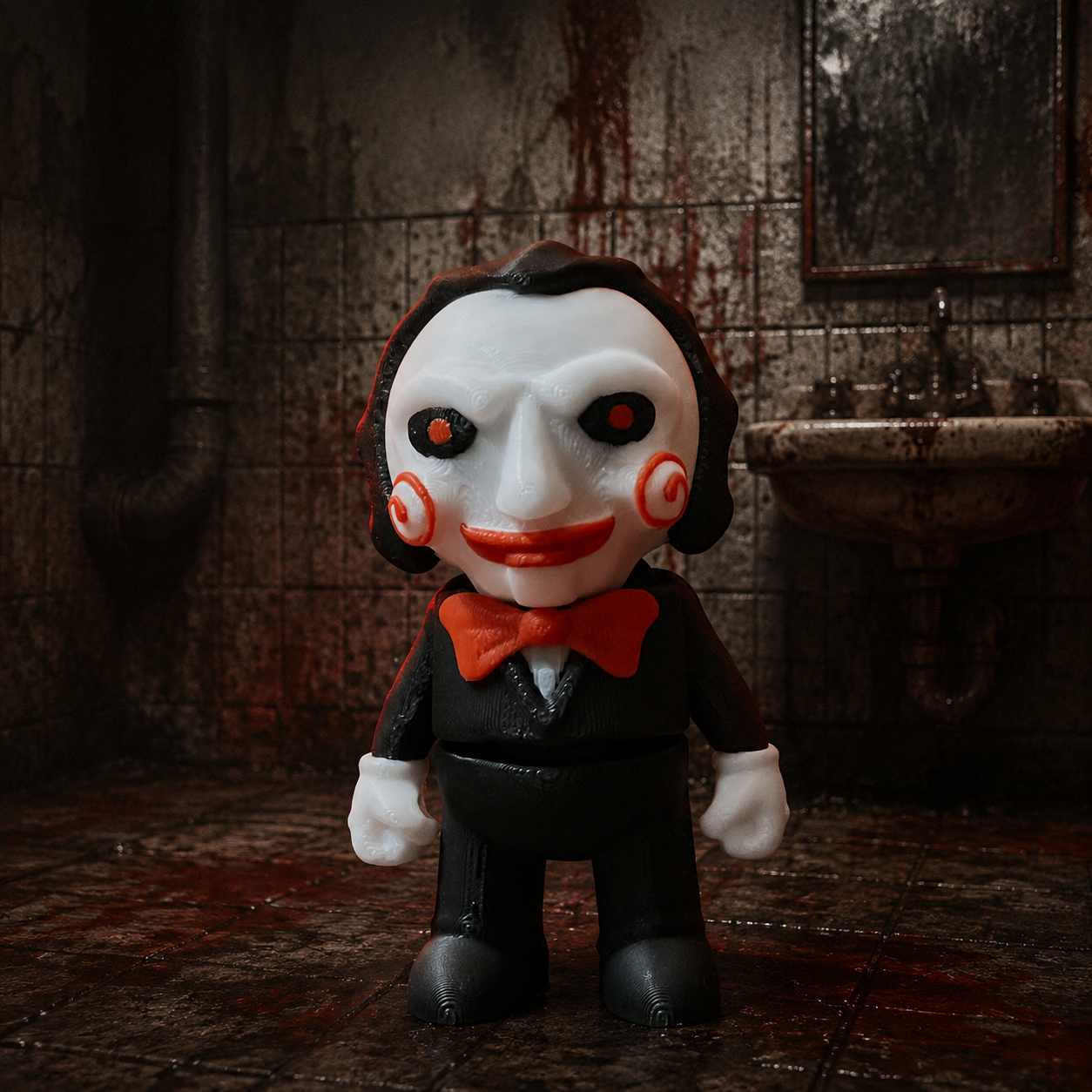 Billy from Saw 3D Printed Horror Figure