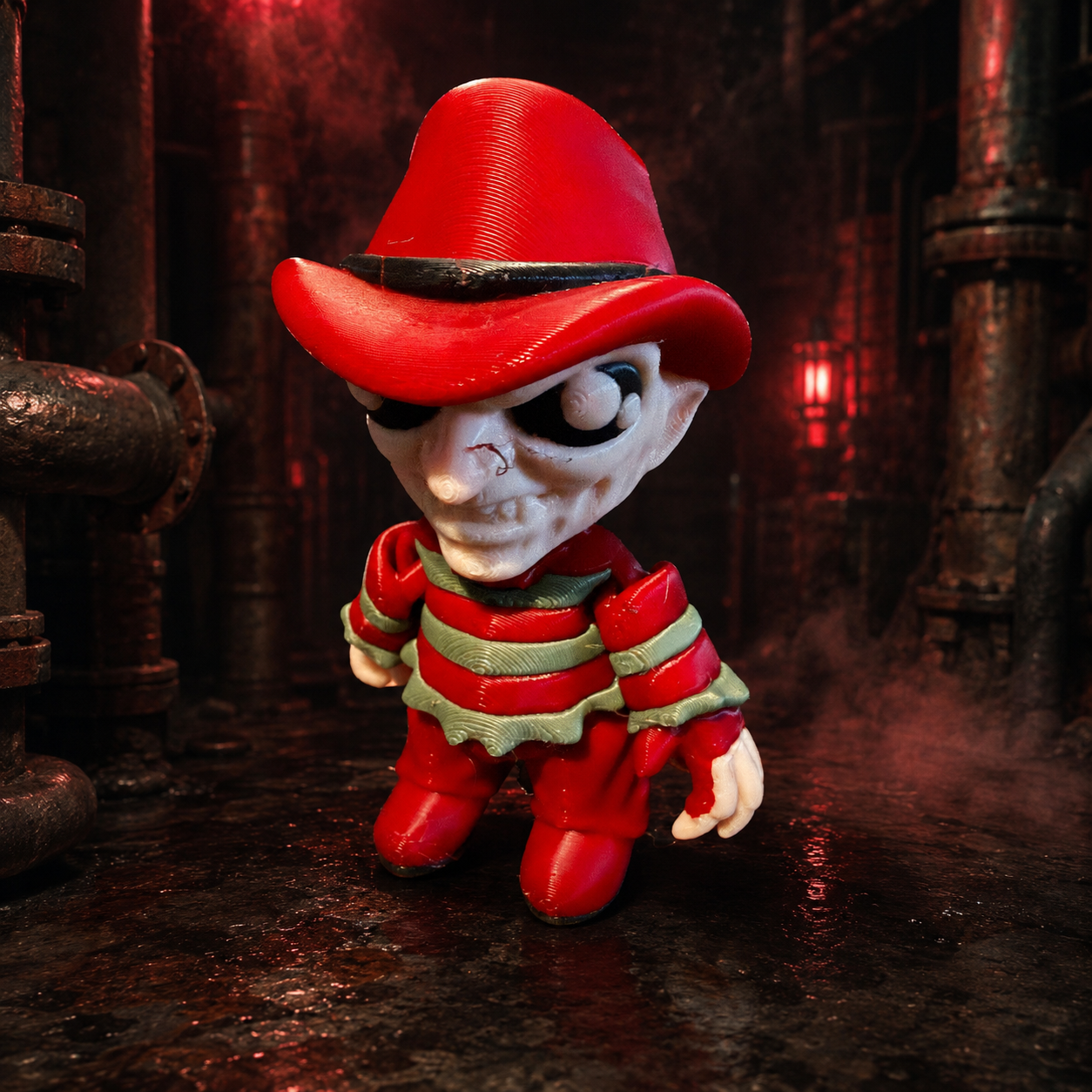 Freddy Krueger 3D Printed Horror Figure