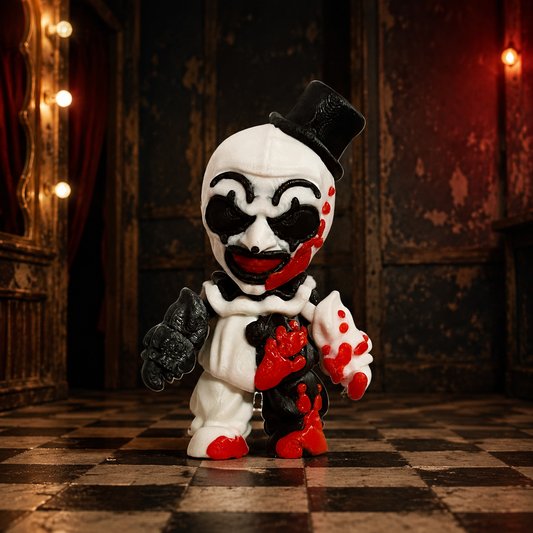Bloody Art the Clown 3D Printed Horror Figure