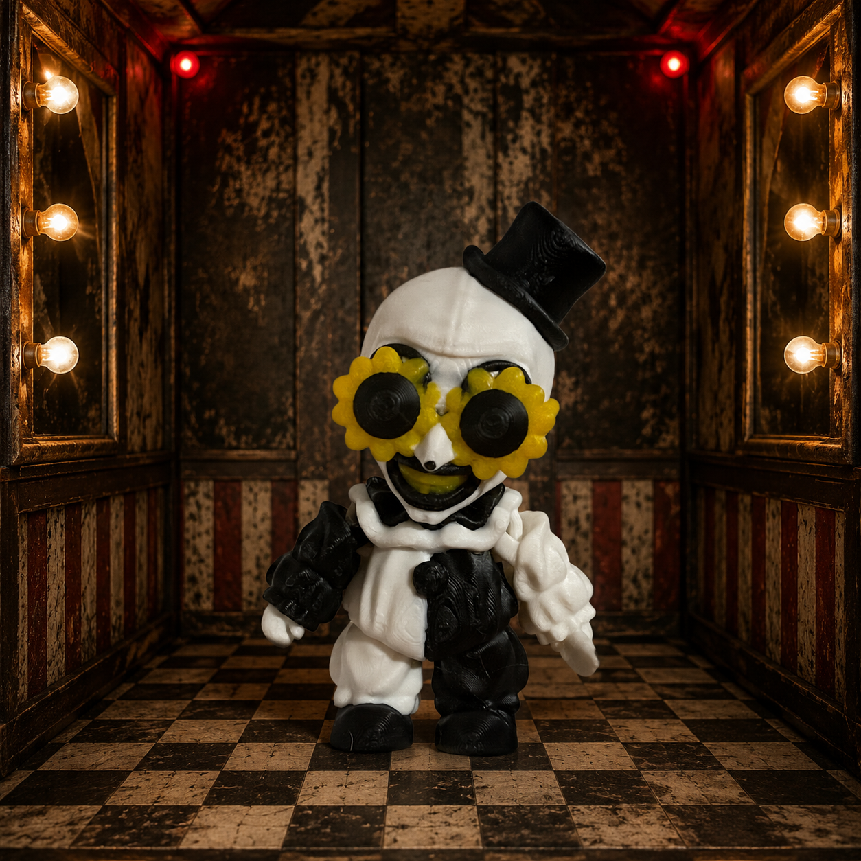 Art the Clown Sunglasses 3D Printed Figure