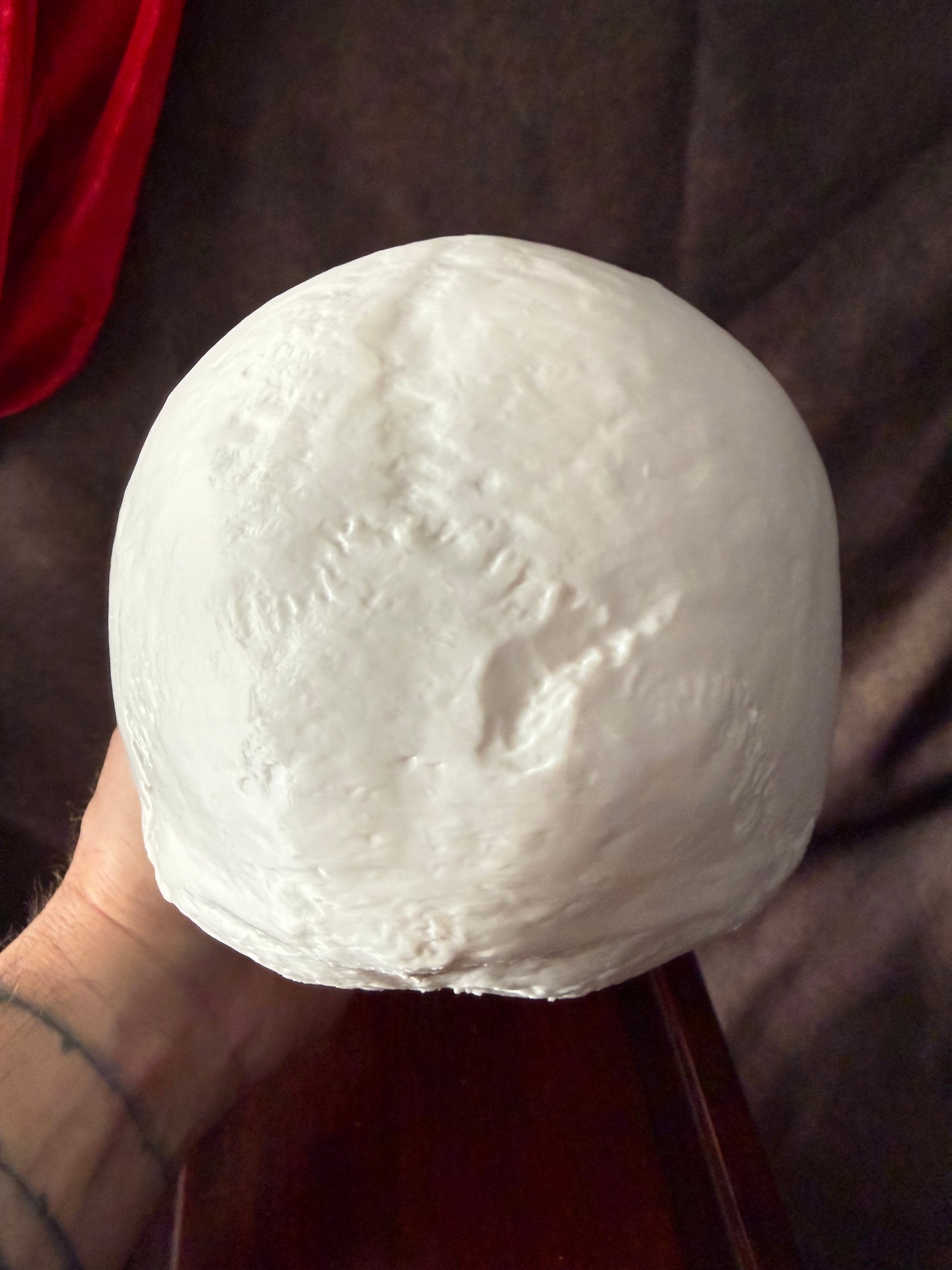 Battle-Damaged Human Skull Replica – Full Scale