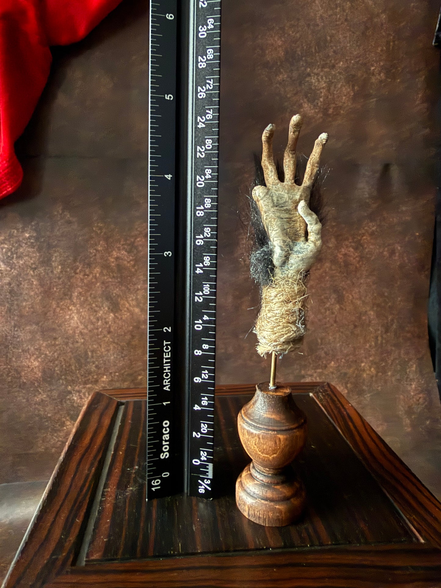 Cursed Monkey Paw – Handmade Oddity Replica Small Mounted