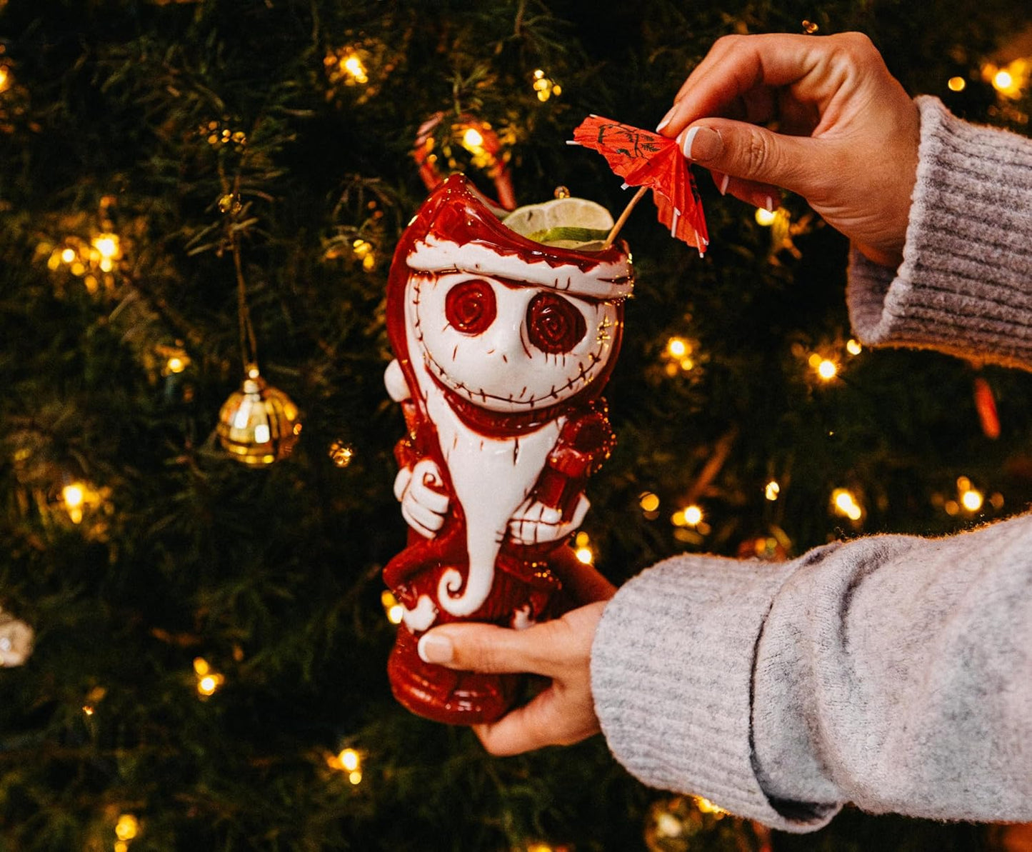 Geeki Tiki - Nightmare Before Christmas NBC Santa Jack mug
