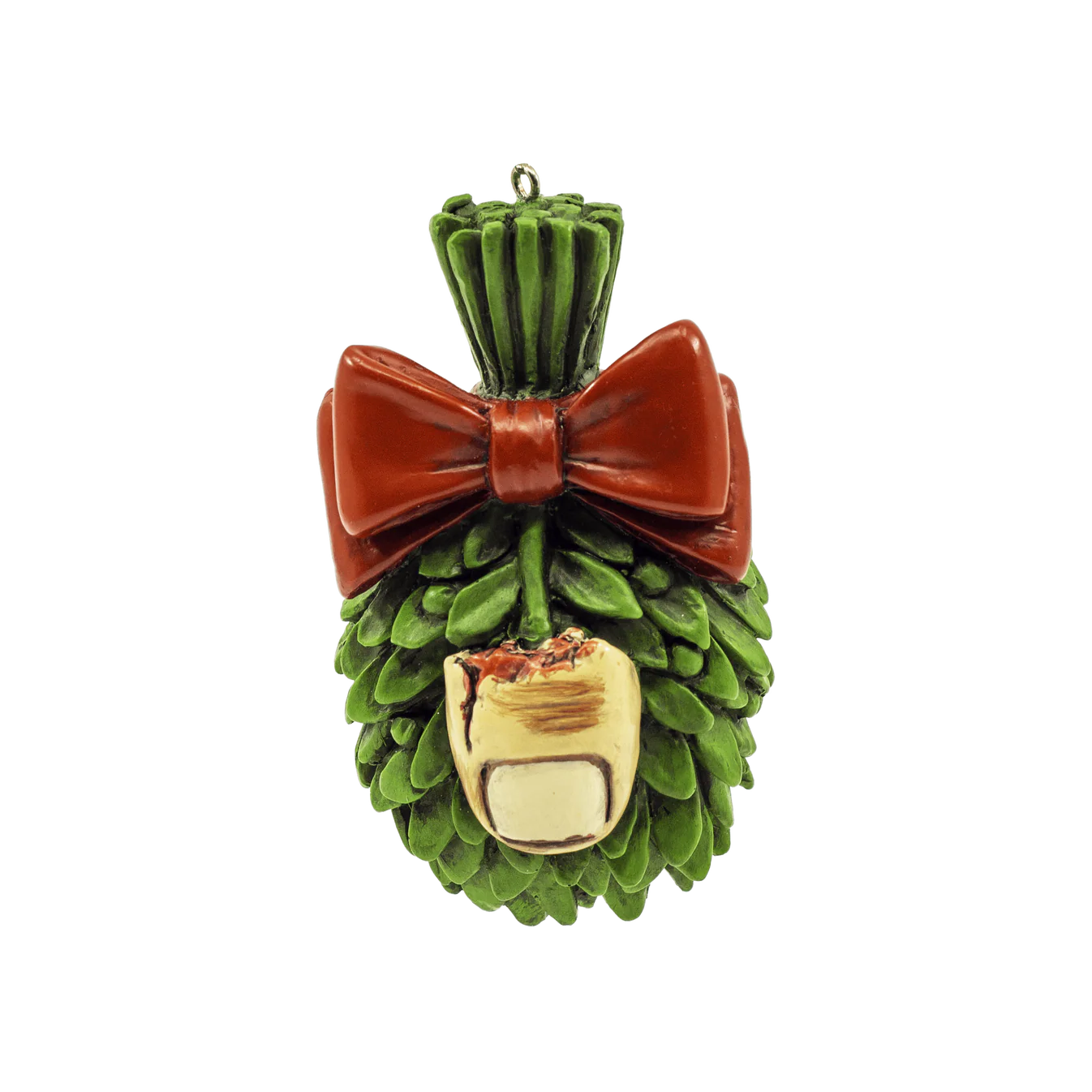 Mistletoe horror ornament