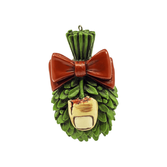 Mistletoe horror ornament