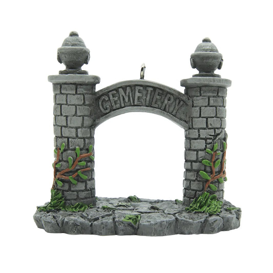 Cemetery Gate horror ornament