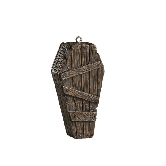 Coffin horror ornament