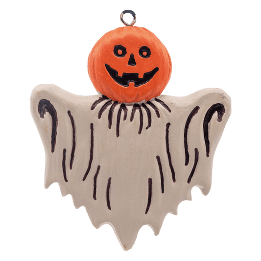 Ghost Flatback horror ornament