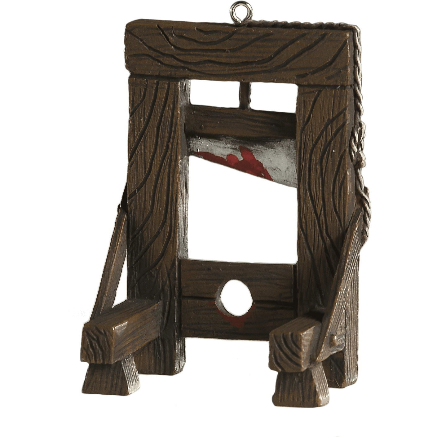 Guillotine horror ornament