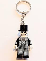 Bricks Lego Minifigure Keychains Jack Skellington