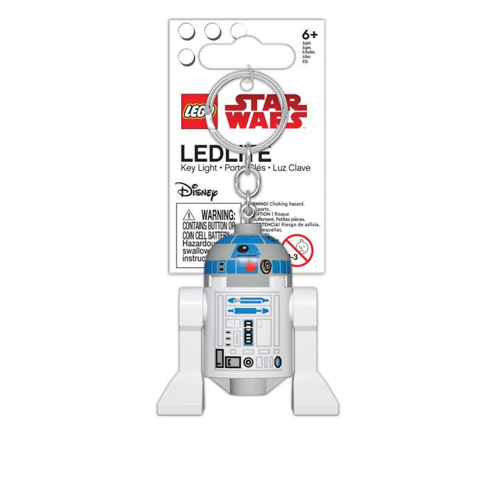 Lego Star Wars keychain LED Flashlight R2-D2