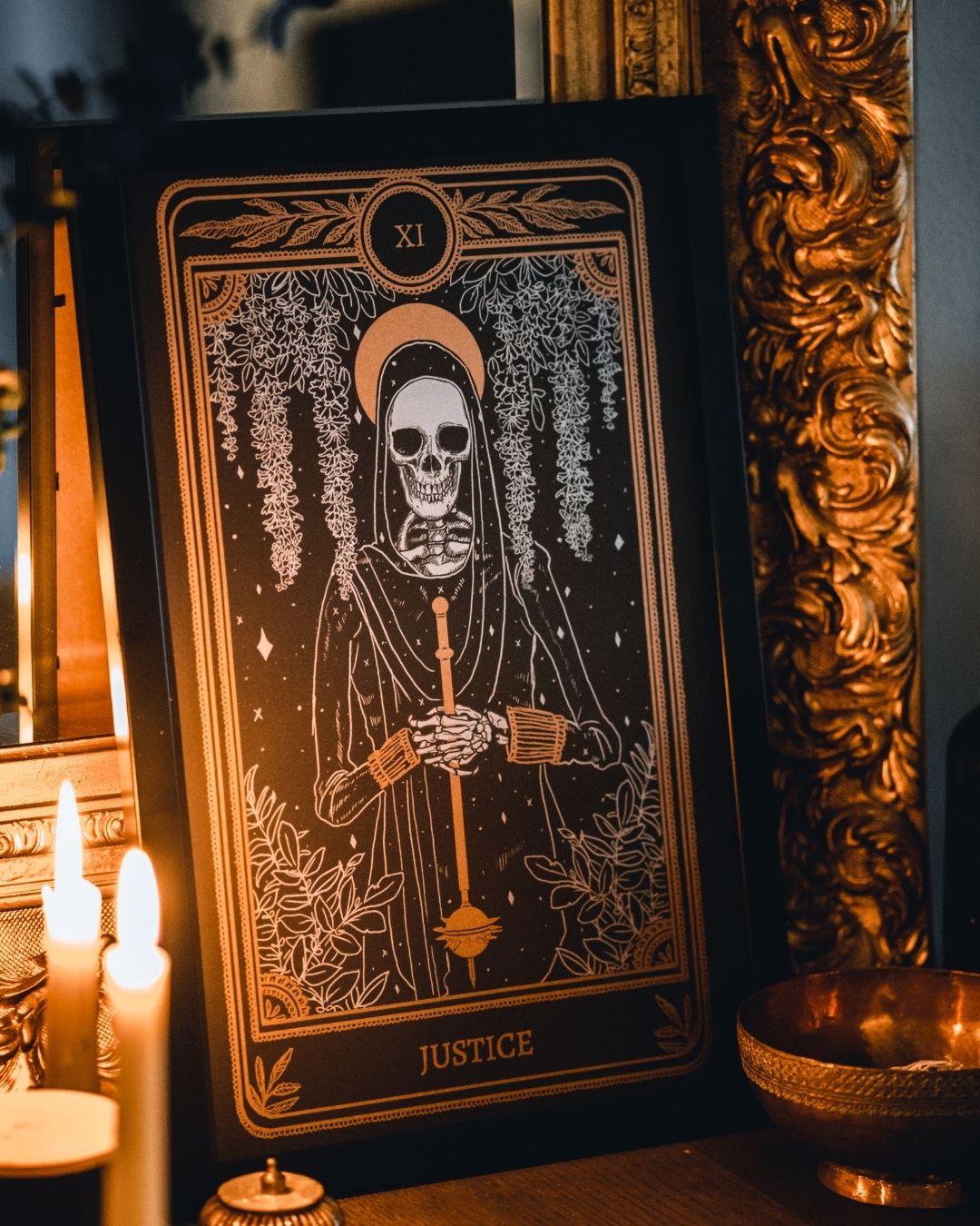 Marigold Tarot Prints Justice