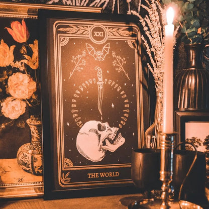 Marigold Tarot Prints The World