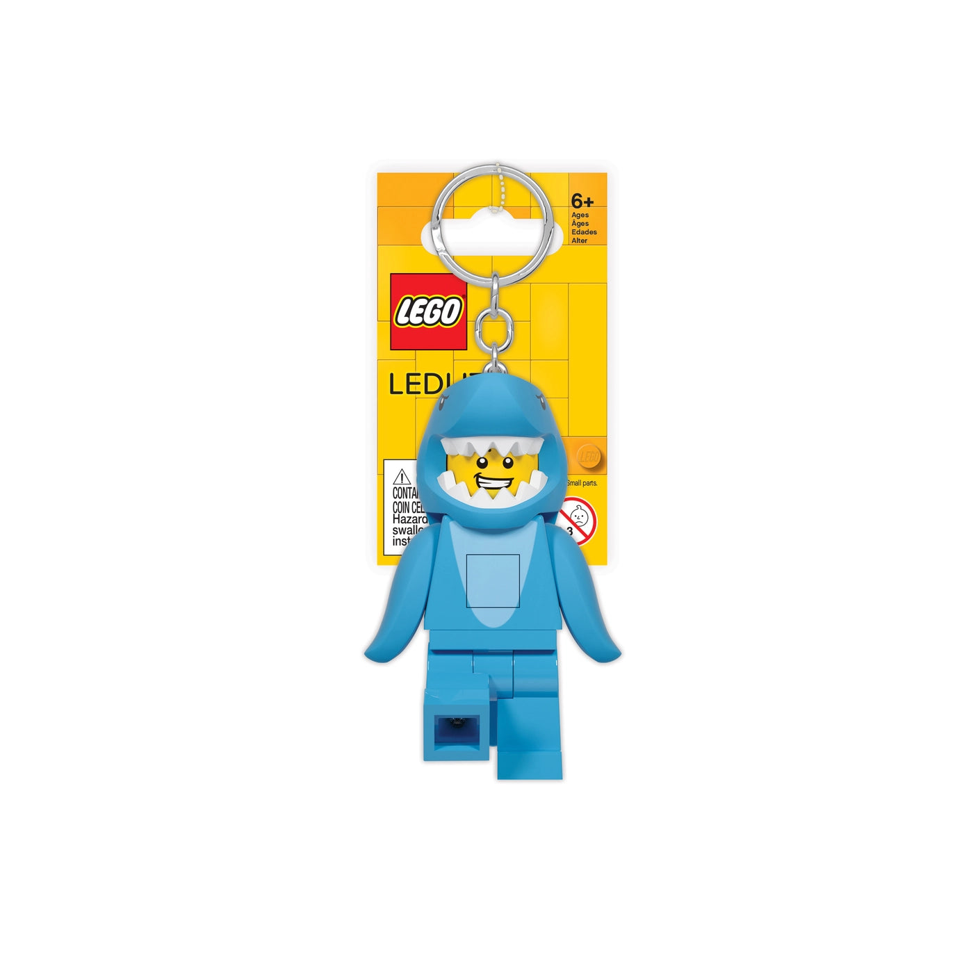 Lego Buffet LED flashlight keychains Shark Guy