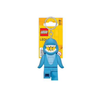 Lego Buffet LED flashlight keychains Shark Guy
