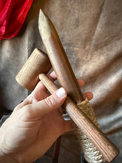 Vampire Hunter Stake and Mallet Set