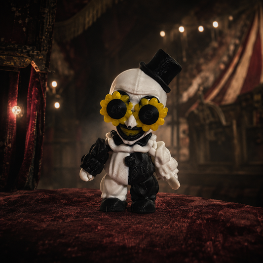 Art the Clown Sunflower Glasses 3D-Printed Figure