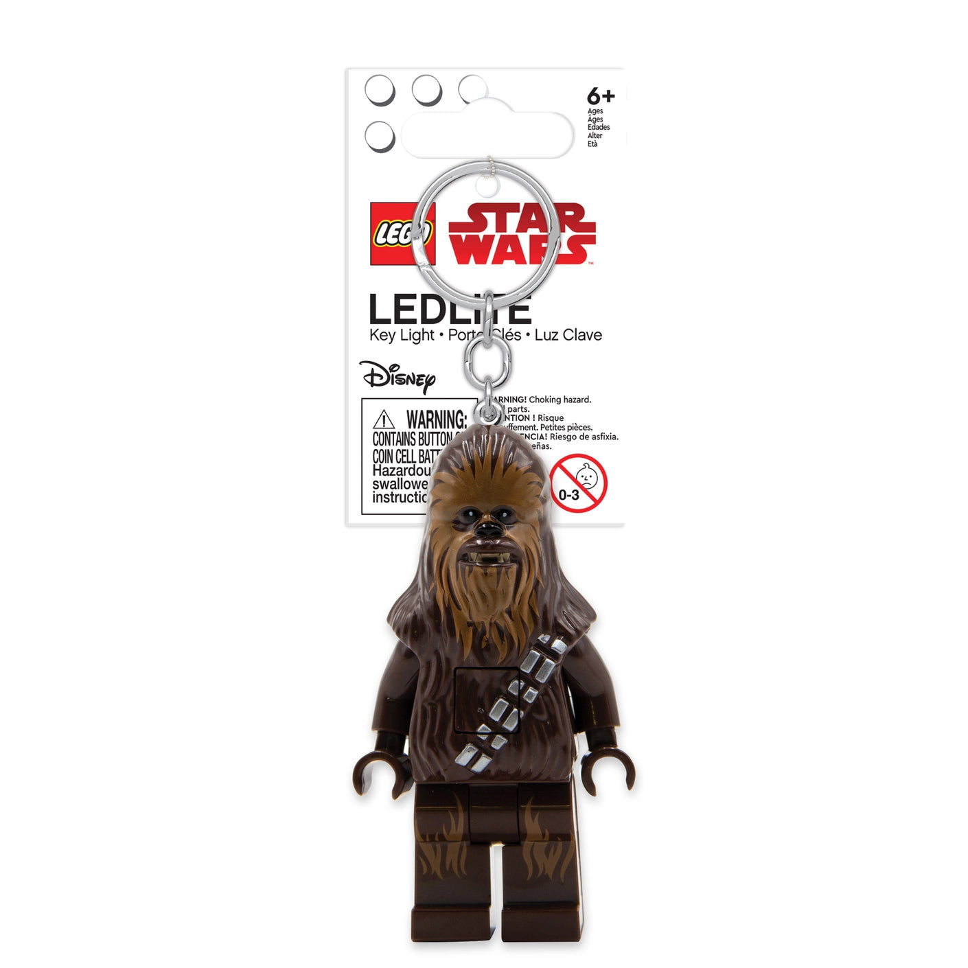 Lego Star Wars keychain LED Flashlight Chewbacca