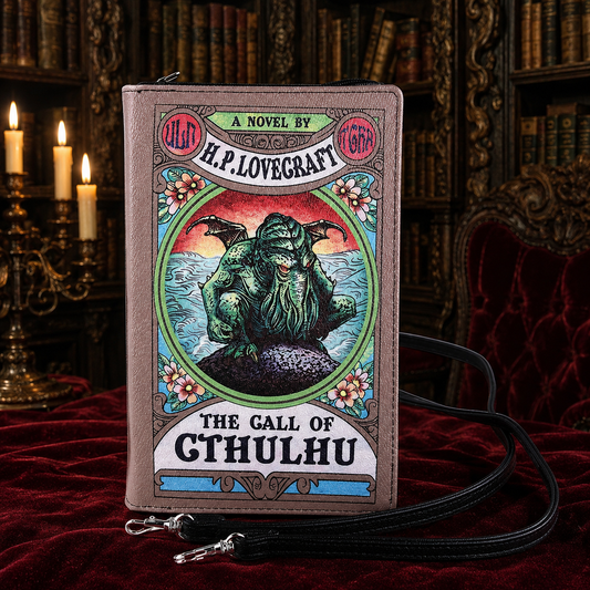 Cthulhu Book Clutch Bag