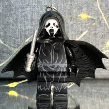 Bricks Lego Minifigure Keychains Ghostface