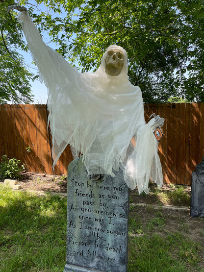 Puppet Ghost Prop, Hanging Decoration, Creepy Halloween Spirit, Haunted House Decor, Spooky Gothic Figure