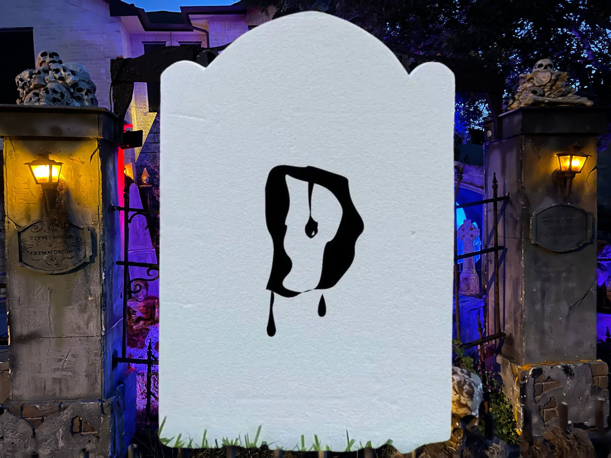DIY Foam Tombstone Blank with PVC Core | Halloween Yard Cemetery Prop | Carvable Custom Epitaph