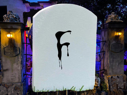 DIY Foam Tombstone Blank with PVC Core | Halloween Yard Cemetery Prop | Carvable Custom Epitaph