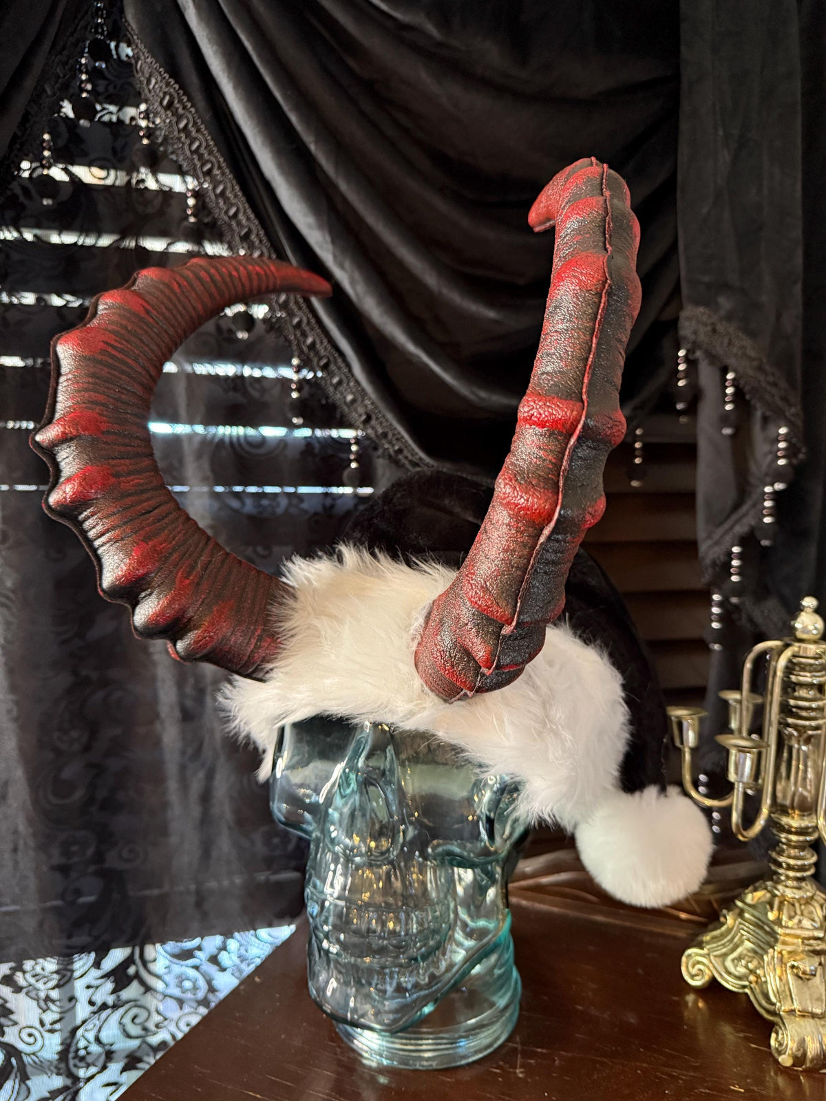 Krampus horned hat