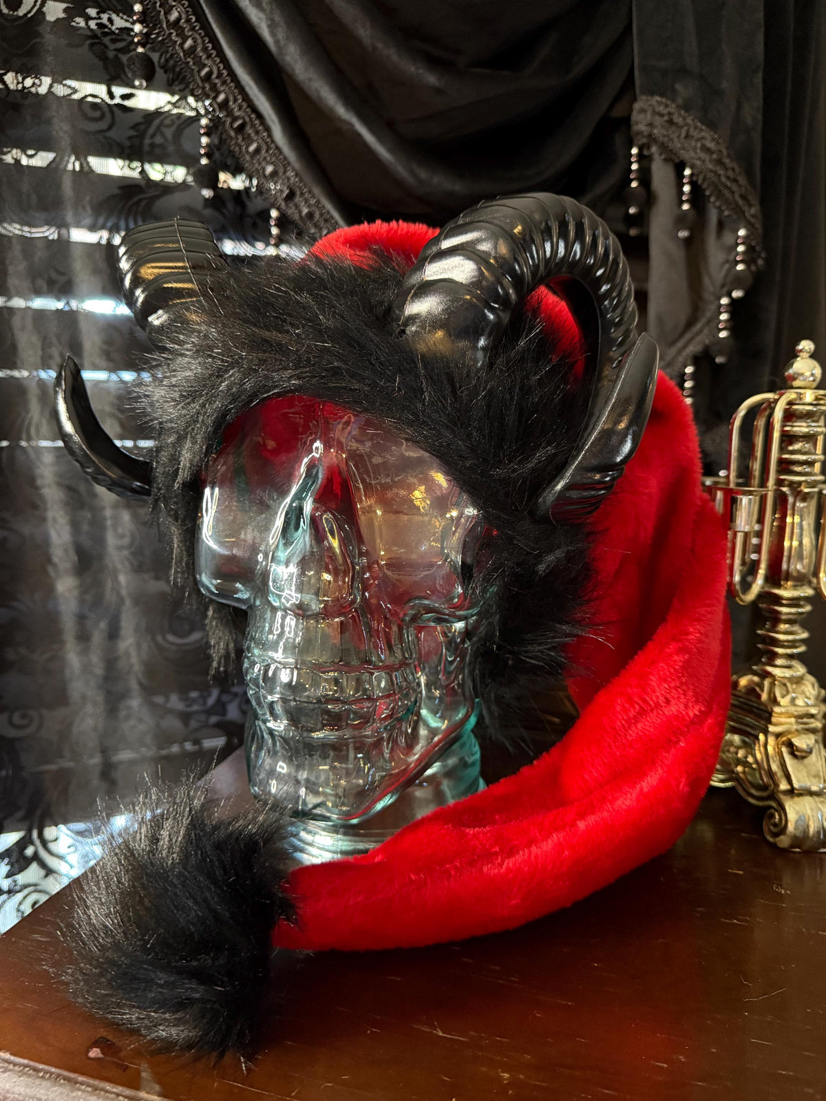 Krampus horned hat