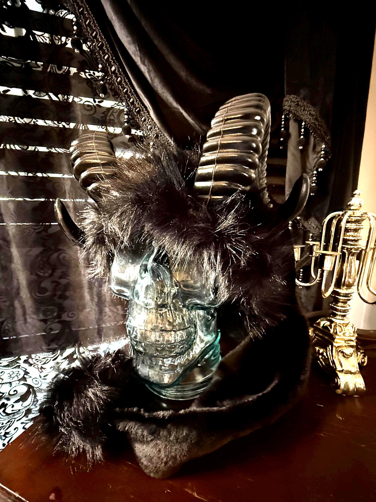 Krampus horned hat