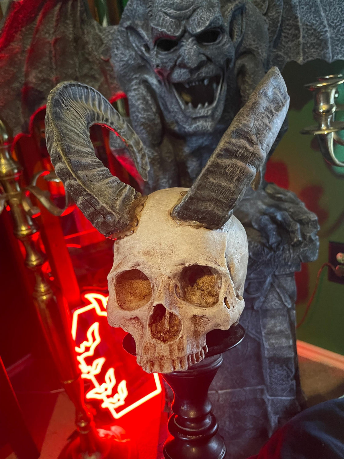 Horned Demon Skull