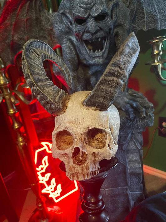 Horned Demon Skull