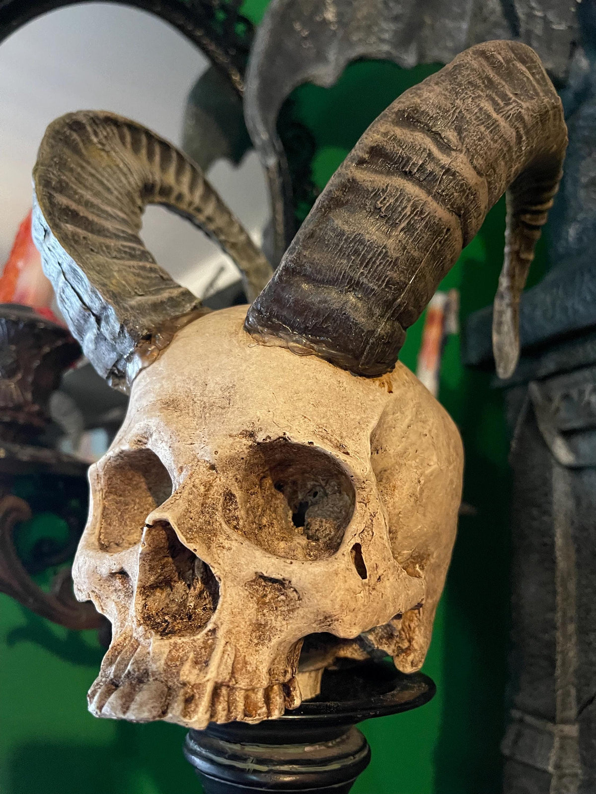 Horned Demon Skull