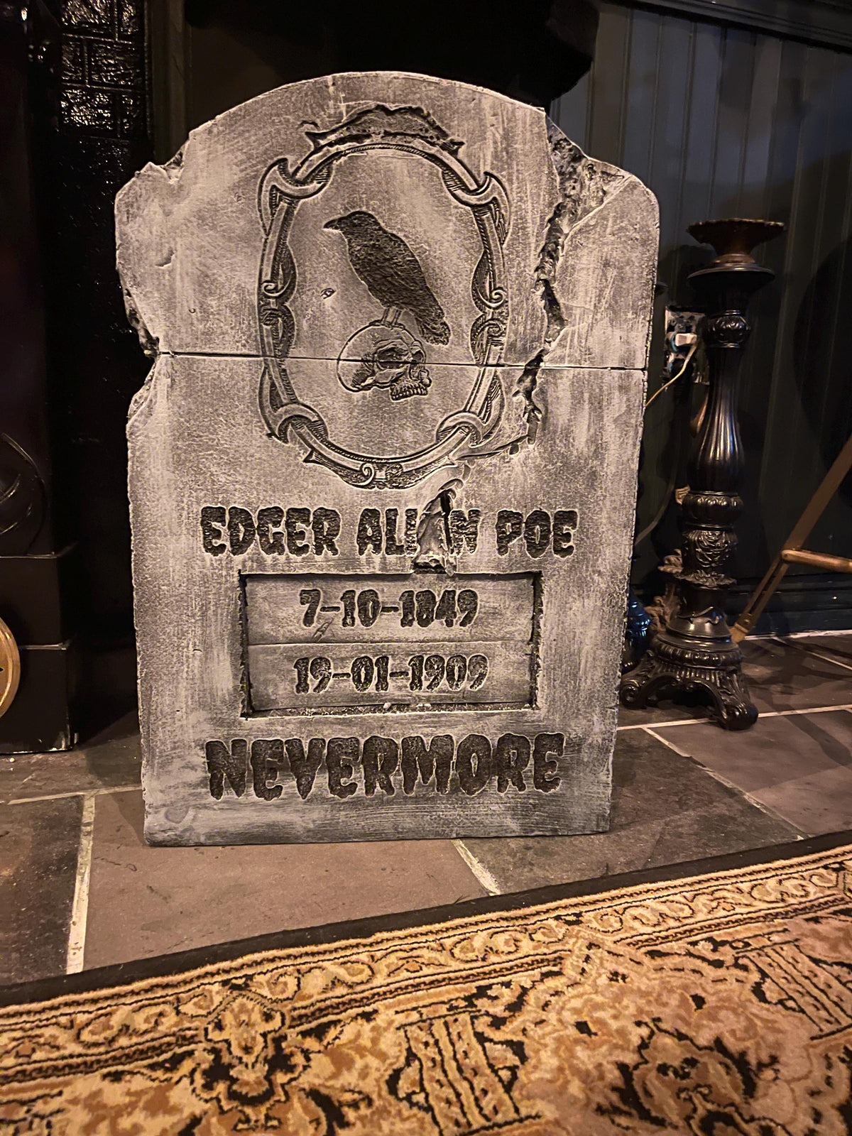 DIY Foam Tombstone Blank with PVC Core | Halloween Yard Cemetery Prop | Carvable Custom Epitaph