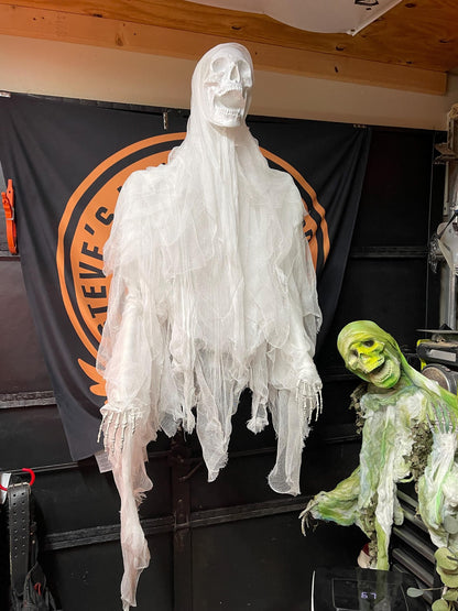 Puppet Ghost Prop, Hanging Decoration, Creepy Halloween Spirit, Haunted House Decor, Spooky Gothic Figure