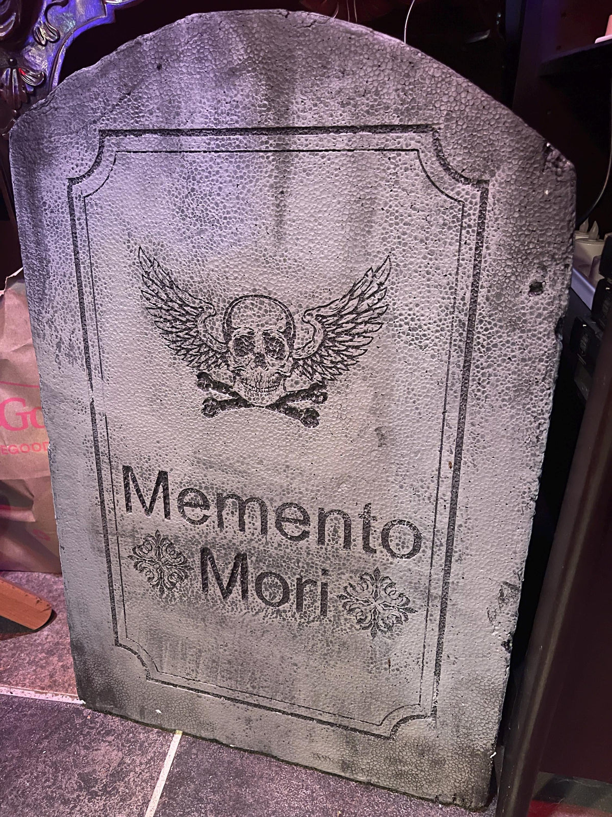 DIY Foam Tombstone Blank with PVC Core | Halloween Yard Cemetery Prop | Carvable Custom Epitaph