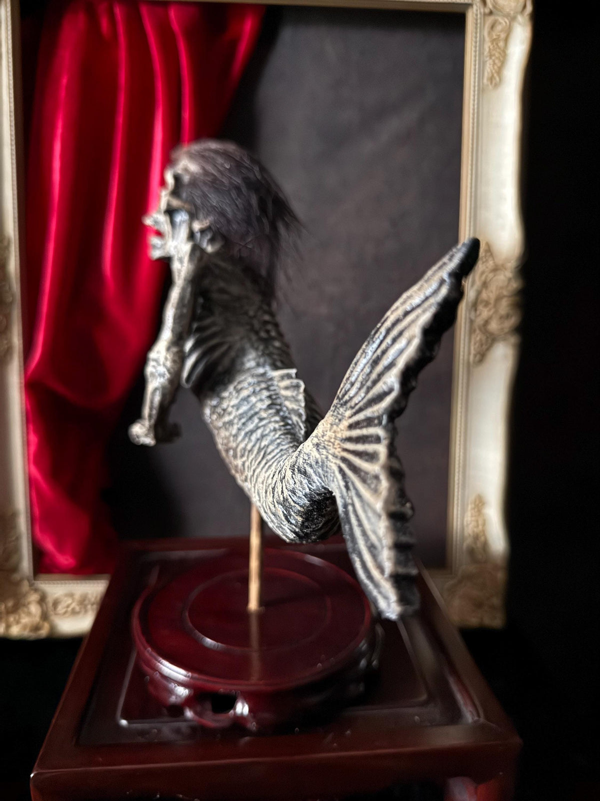 Handmade Fiji Mermaid Relic: Gothic Oddity Display