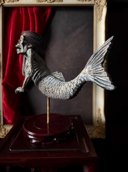 Handmade Fiji Mermaid Relic: Gothic Oddity Display