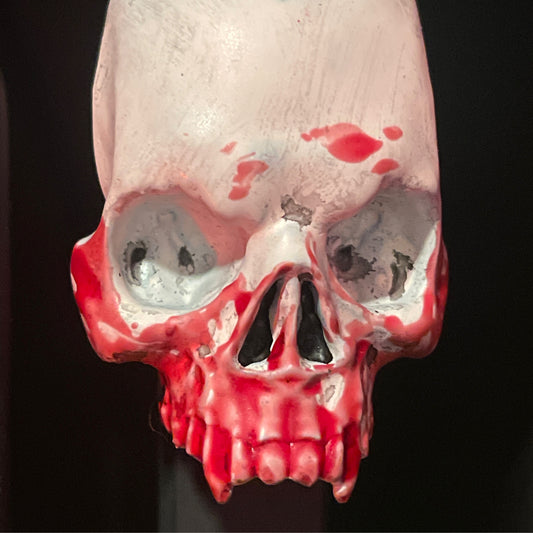 Hand-Painted Vampire Skull Magnet