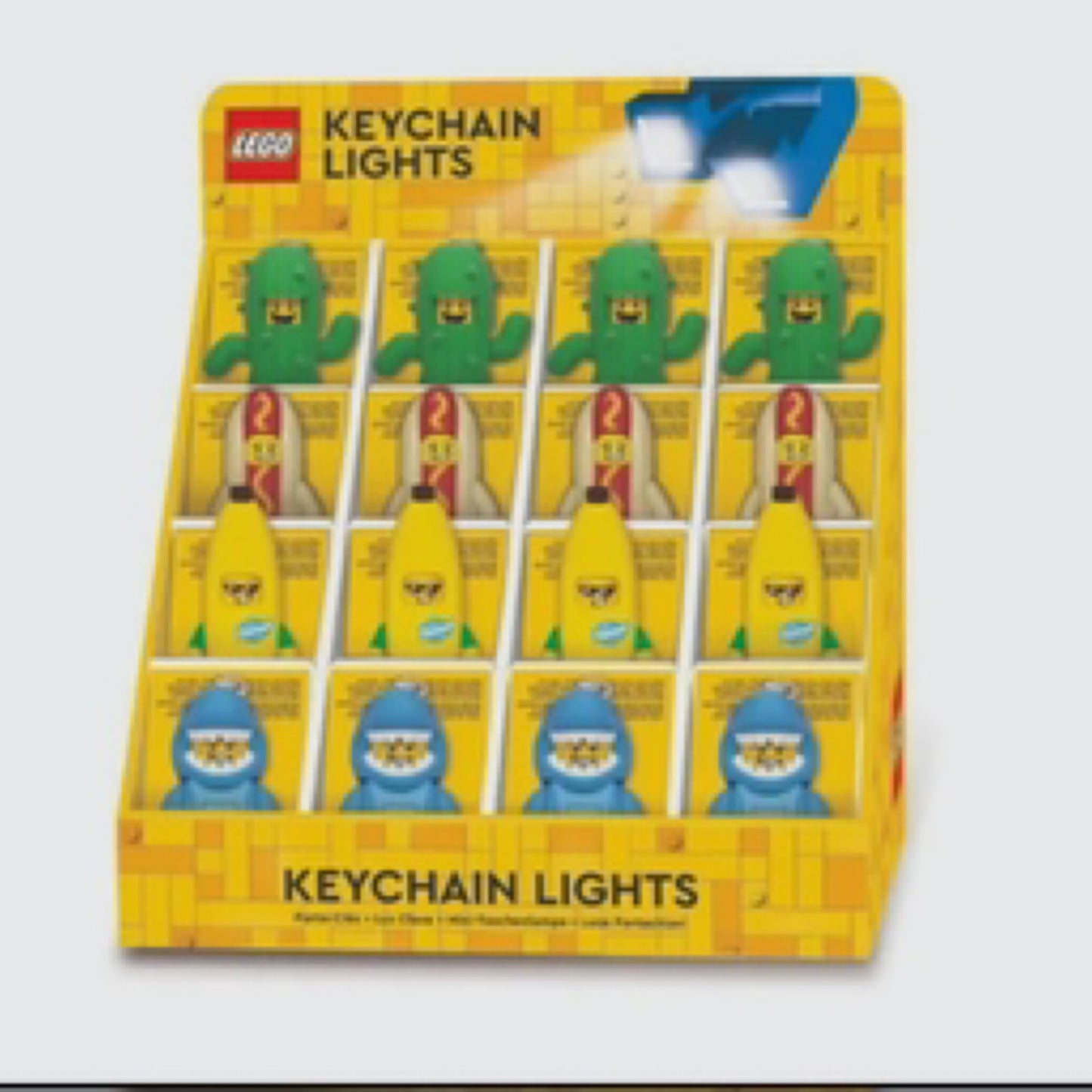 Lego Buffet LED flashlight keychains