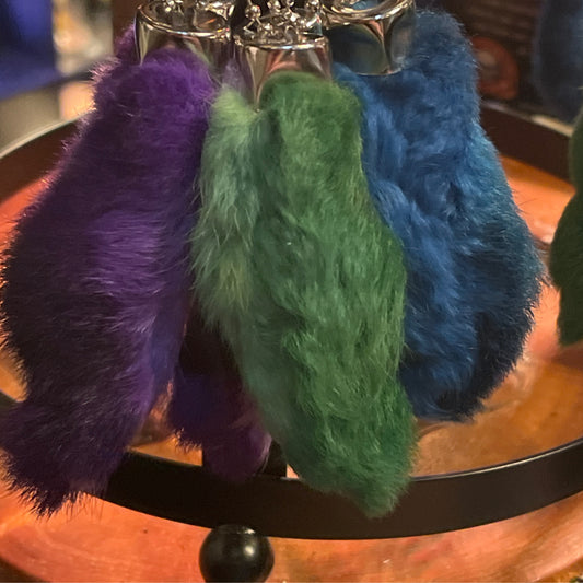 Genuine Rabbit’s Foot Keychain