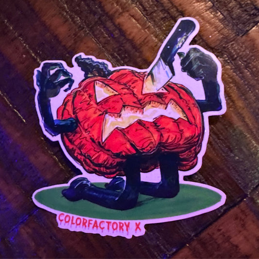 Color Factory Pumpkin sticker
