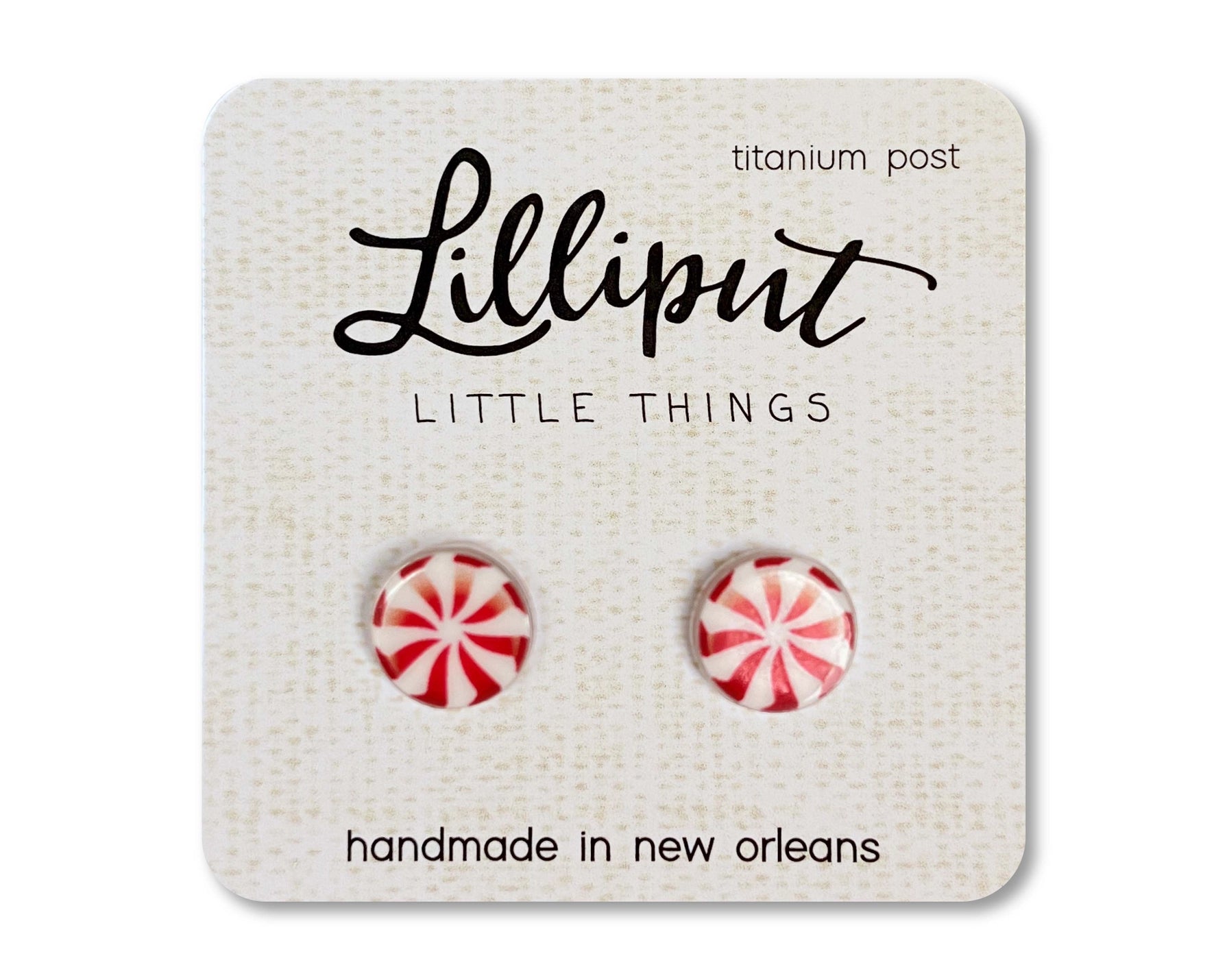 Peppermints Lilliput Little Things stud earrings