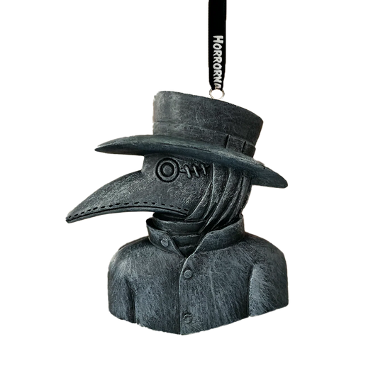 Plague Doctor Flatback horror ornament