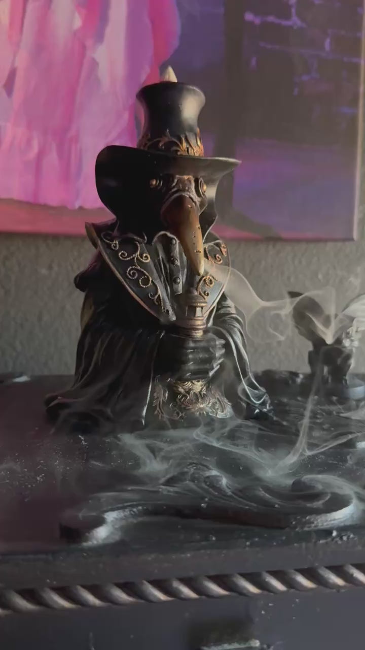 Plague Doctor Backflow Incense Burner video